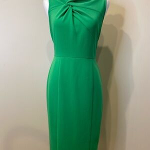 Donna Morgan Vibrant Green Midi Dress